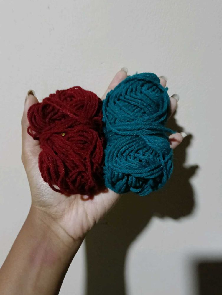 Woolen Thread And Resin Art Material Combo