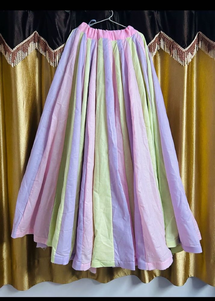 navratri special pastel chaniya with full fair