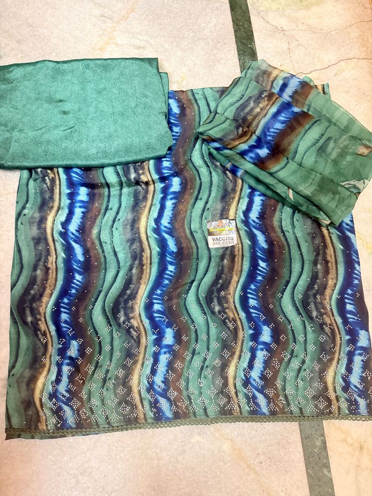 Beautiful Green Kurta Set with Dupatta