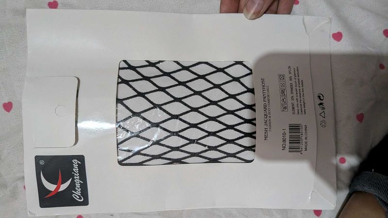 Mesh Jacquard Pantyhose
