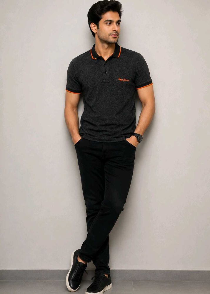 Pepe Jeans Dark Grey Polo Shirt