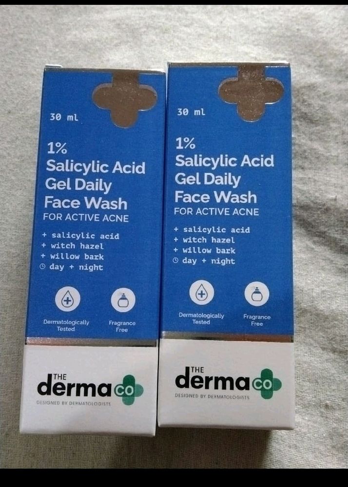 The Derma Co Salicylic Acid Gel Face Wash Pack 2