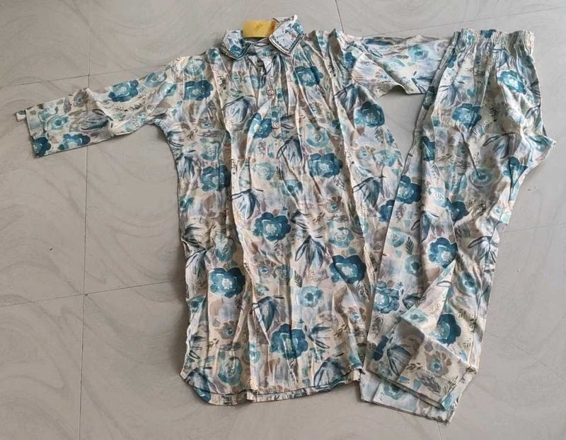 Floral Print Pajama Set