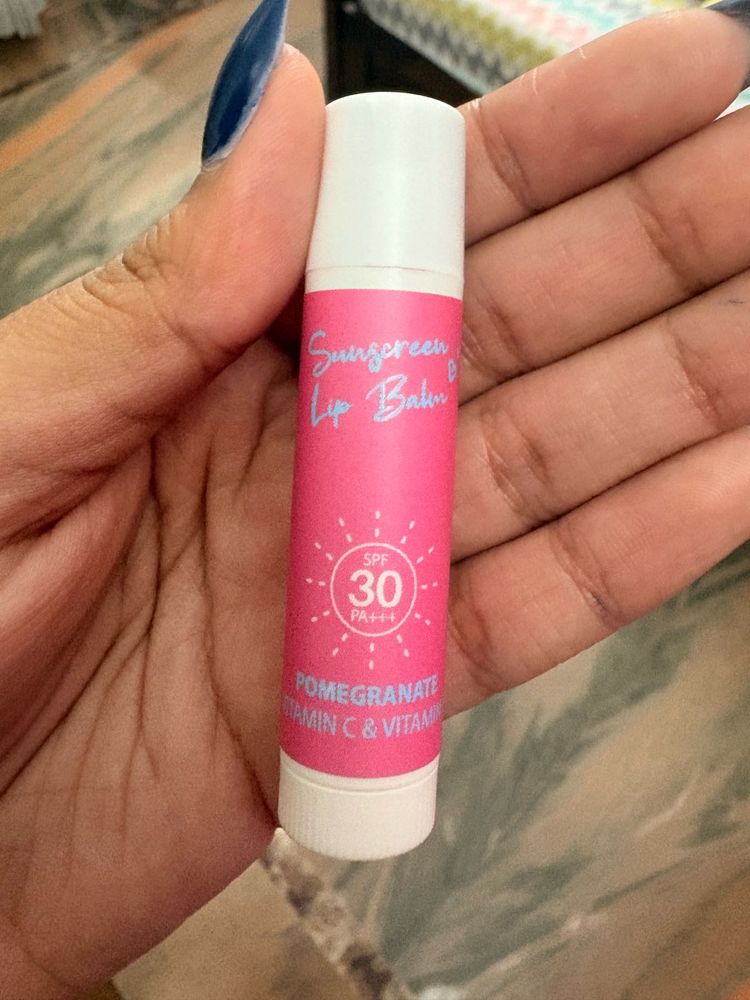 Sunscreen Lip Balm SPF 30 Pomegranate