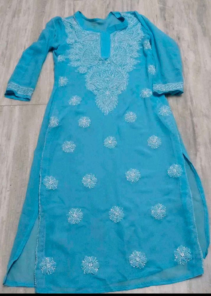 Luckhnowi Gorgete Kurti