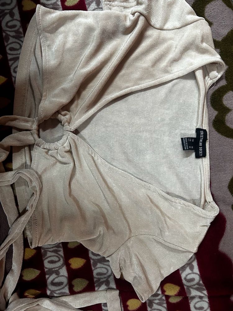 Nude Party Wear Top