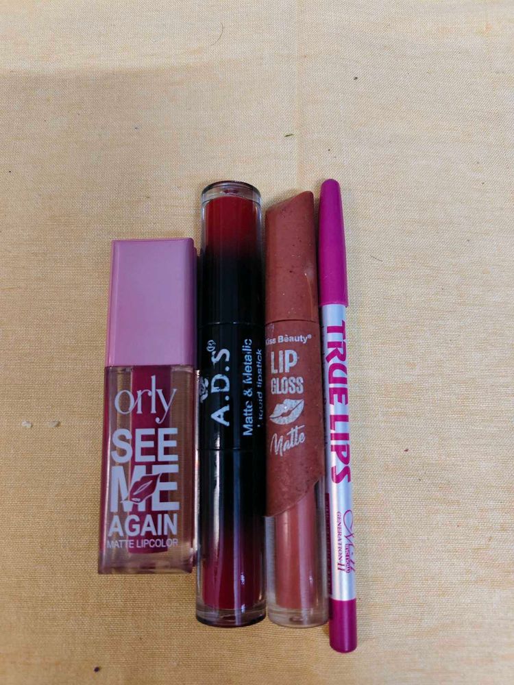 Assorted Matte Lipsticks &amp; Lip Gloss