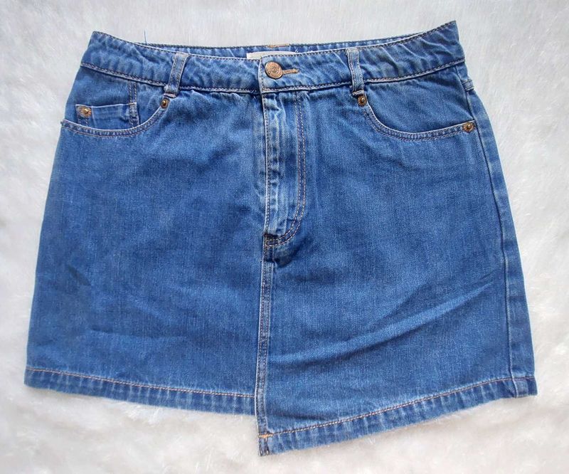 Denim Mini Skirt