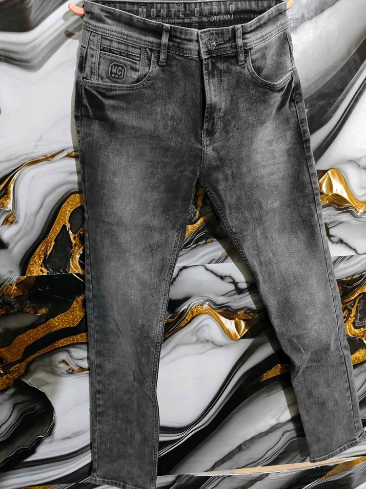 Monte Carlo Grey Denim Jeans