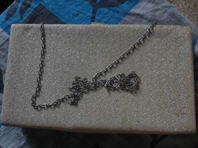 NWT accessorize Sparkly Evening Clutch Bag