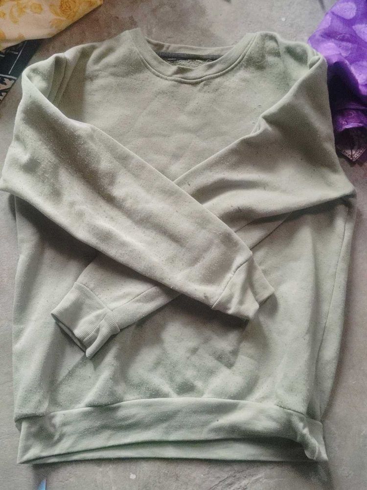 Mint Green Crew Neck Sweater