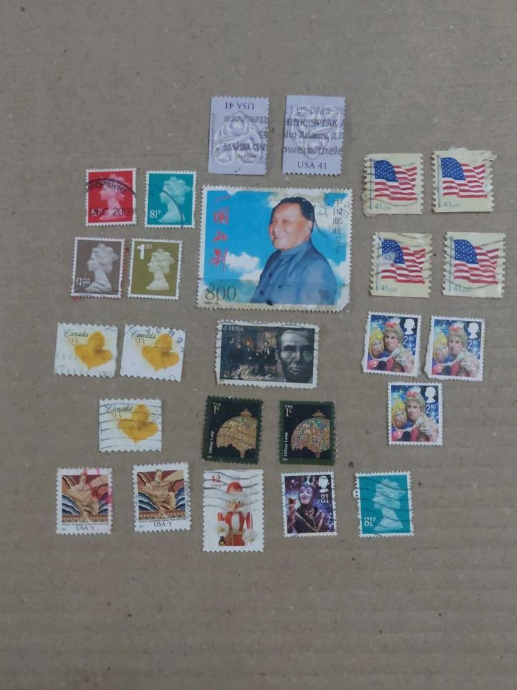 Assorted Vintage International Stamp Collection