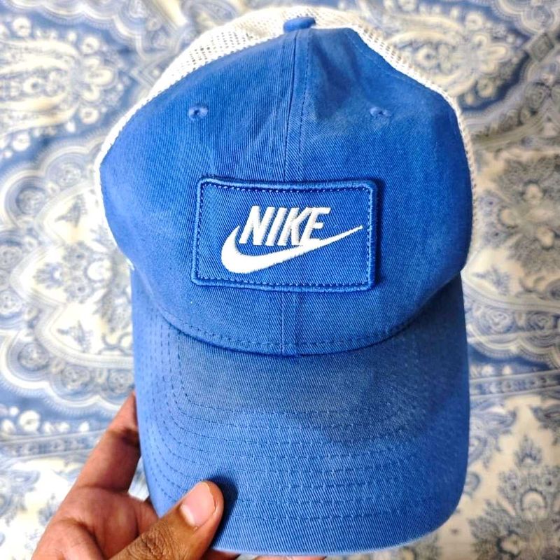 Blue Nike Trucker Hat
