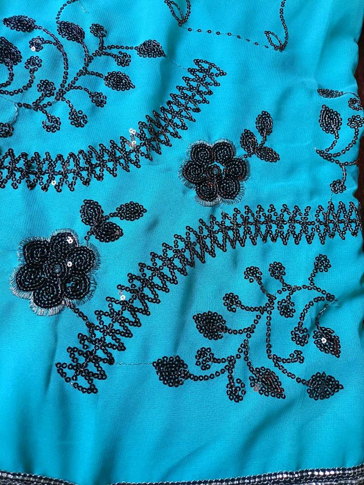 Embroidered Saree