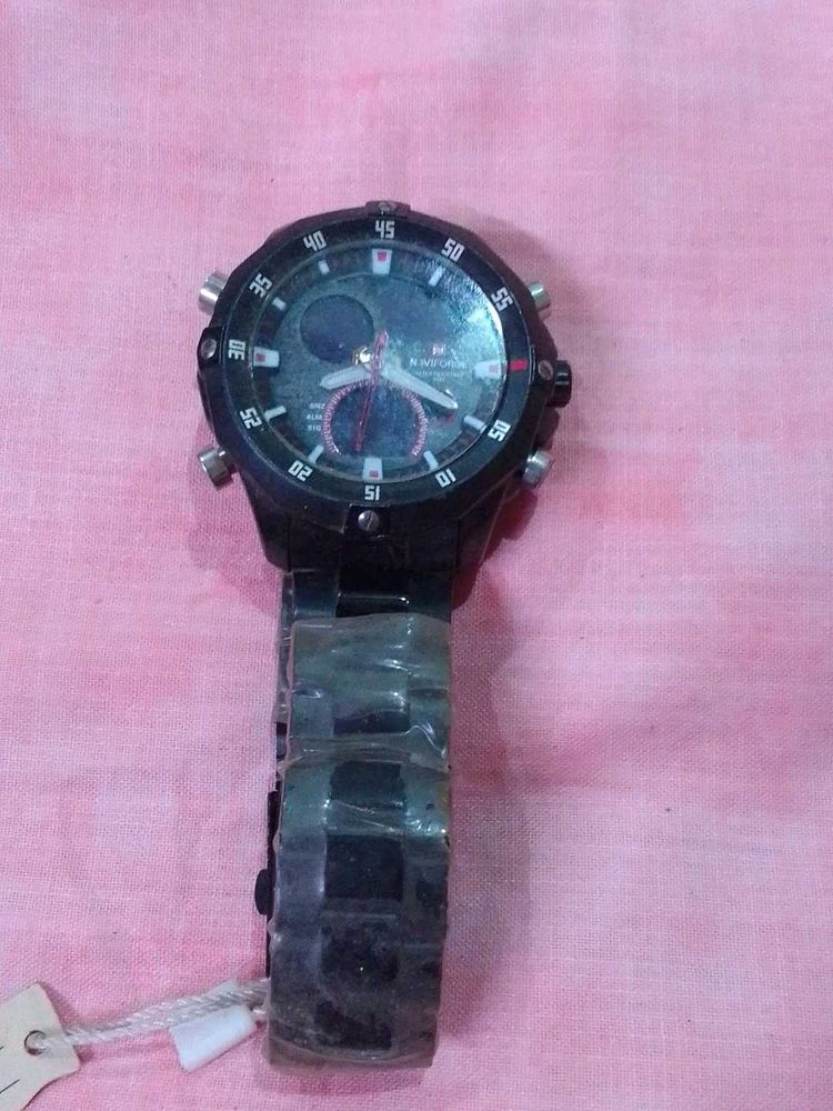 Men's Naviforce Watch - Black