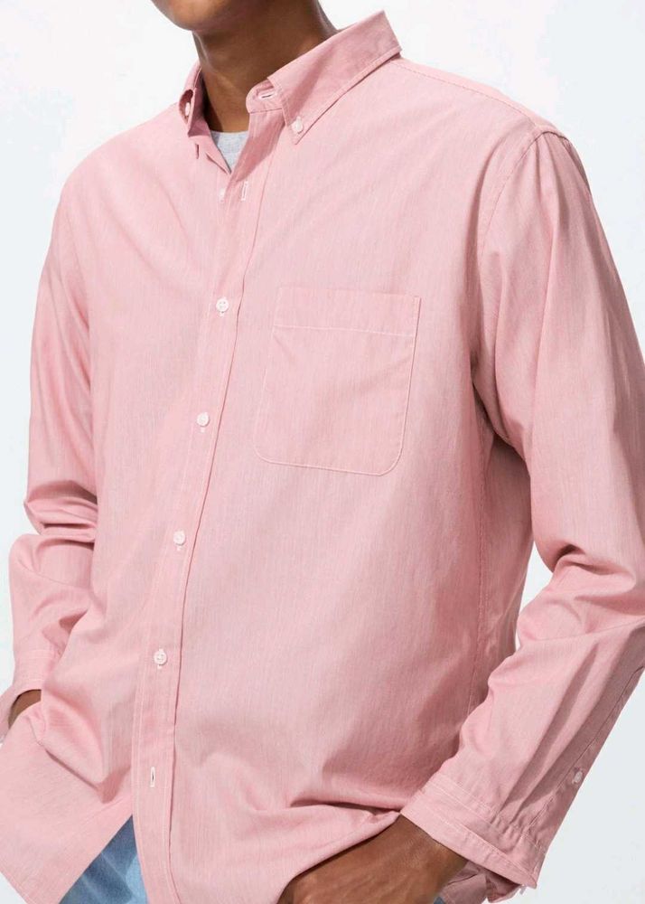Men's Pink Button-Down Shirt uniq