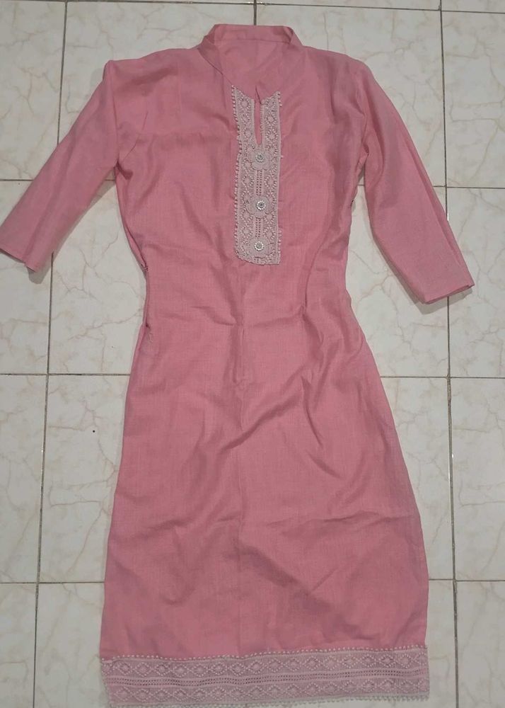 pink kurti