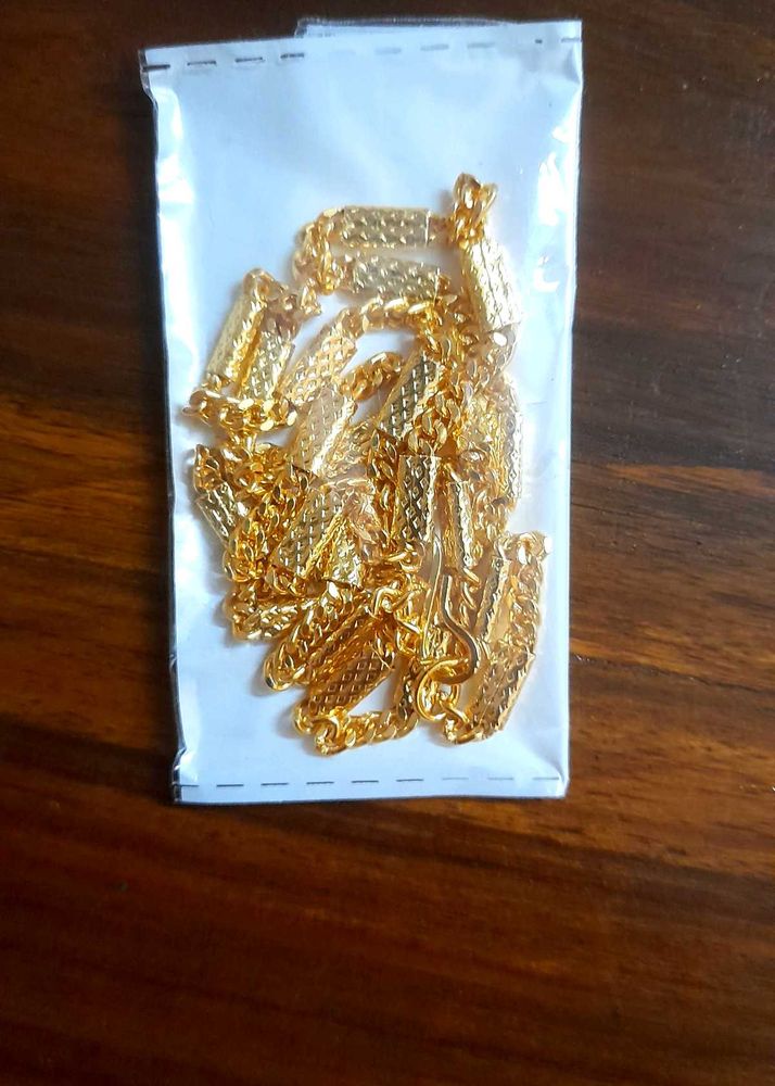 Gold Plated Chain Necklace