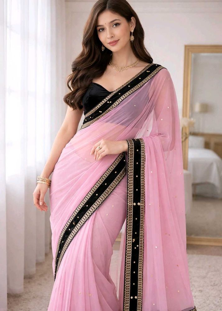 Pink Saree