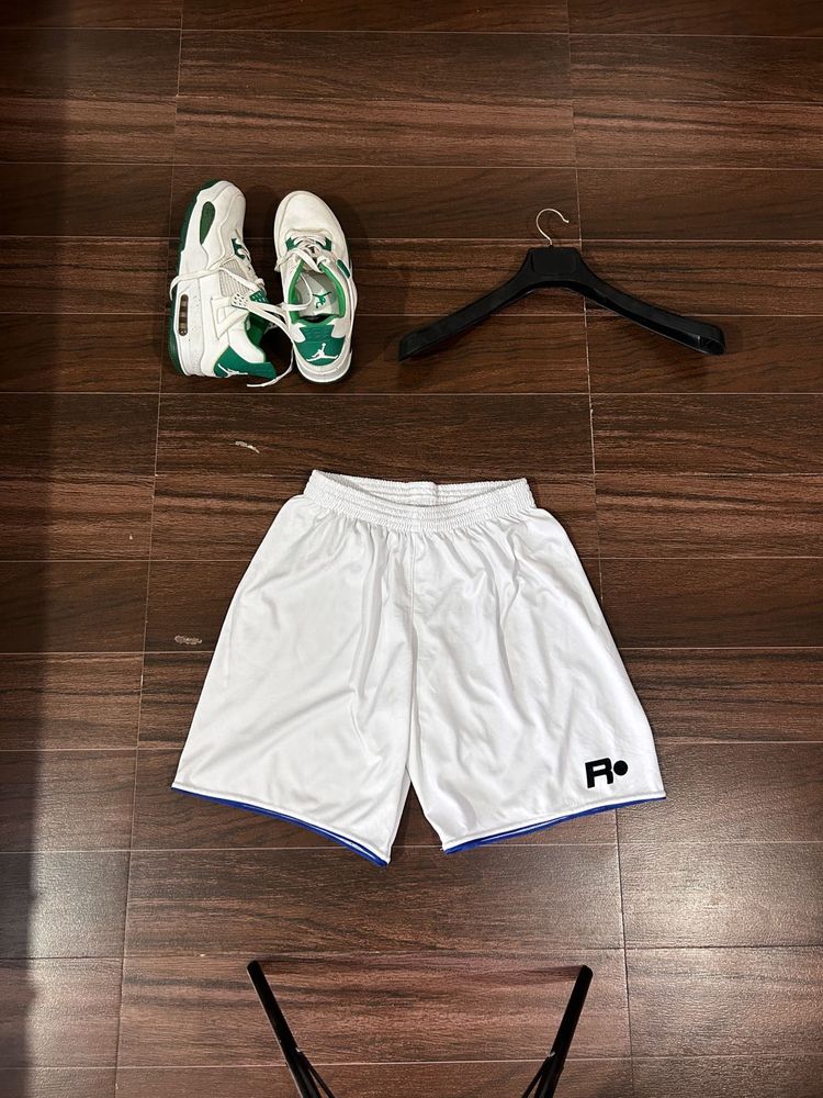Men's White Athletic Shorts