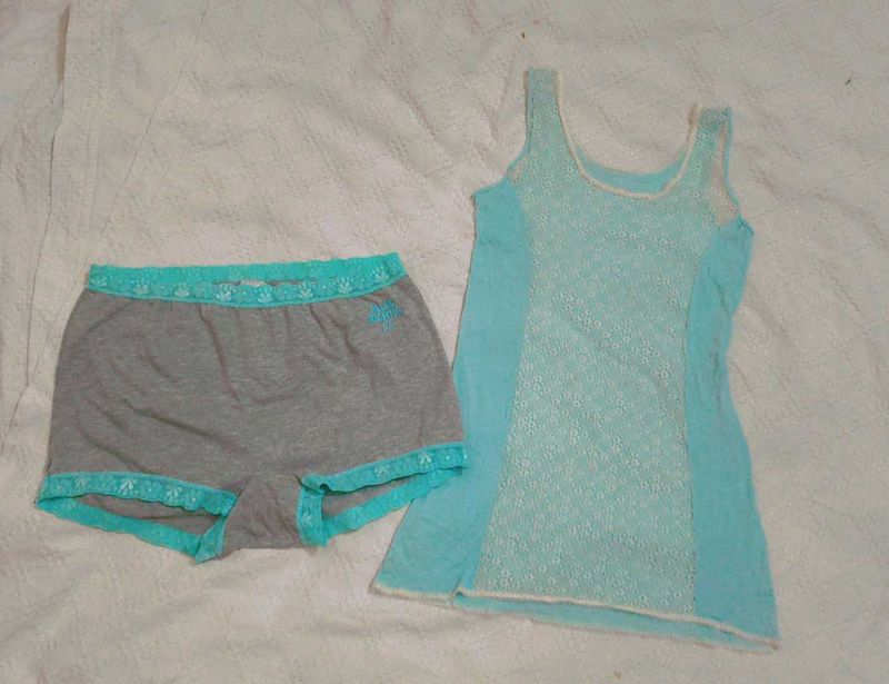 Very Comfortable N Beautiful Shorts With Top