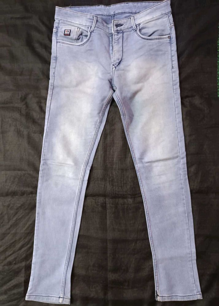Light Wash Slim Fit Jeans