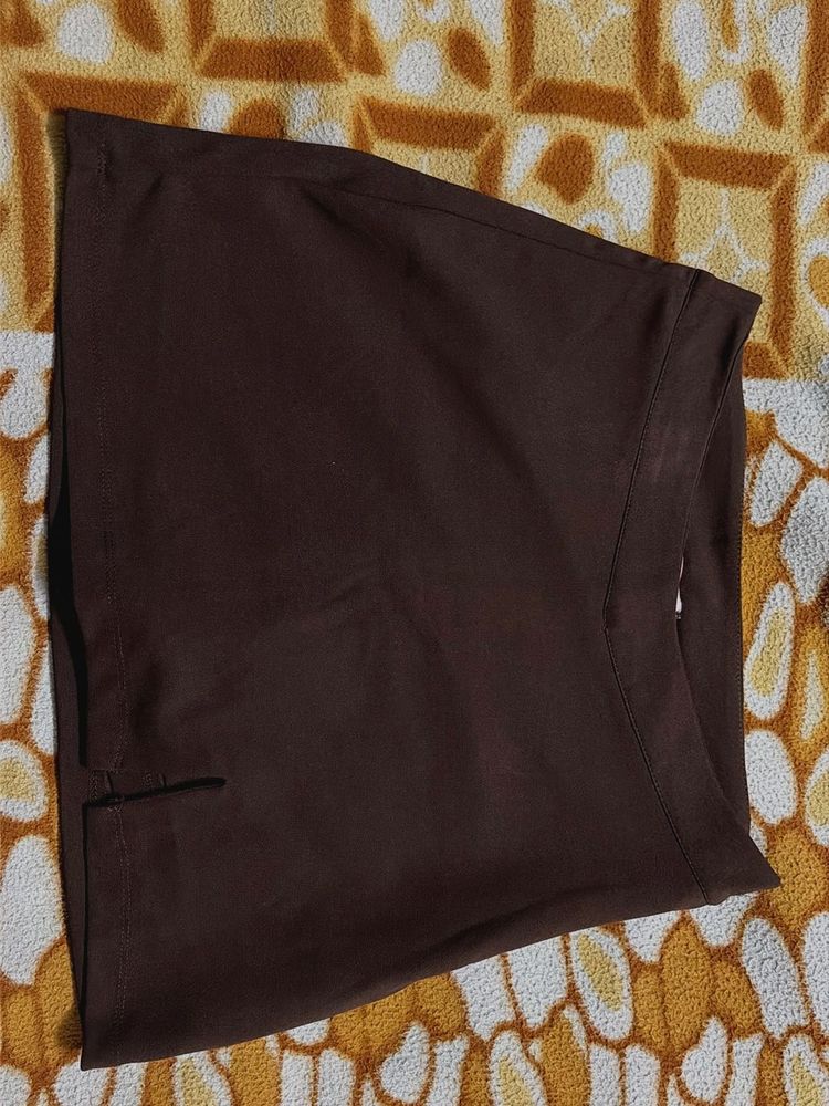 Chic Brown Mini Skirt