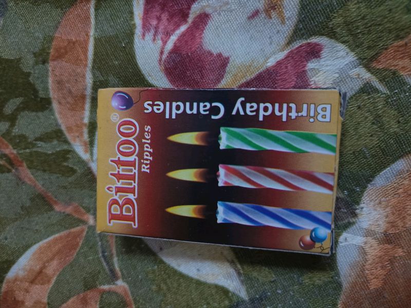 One Birthday Candle Pack With 20 Candle