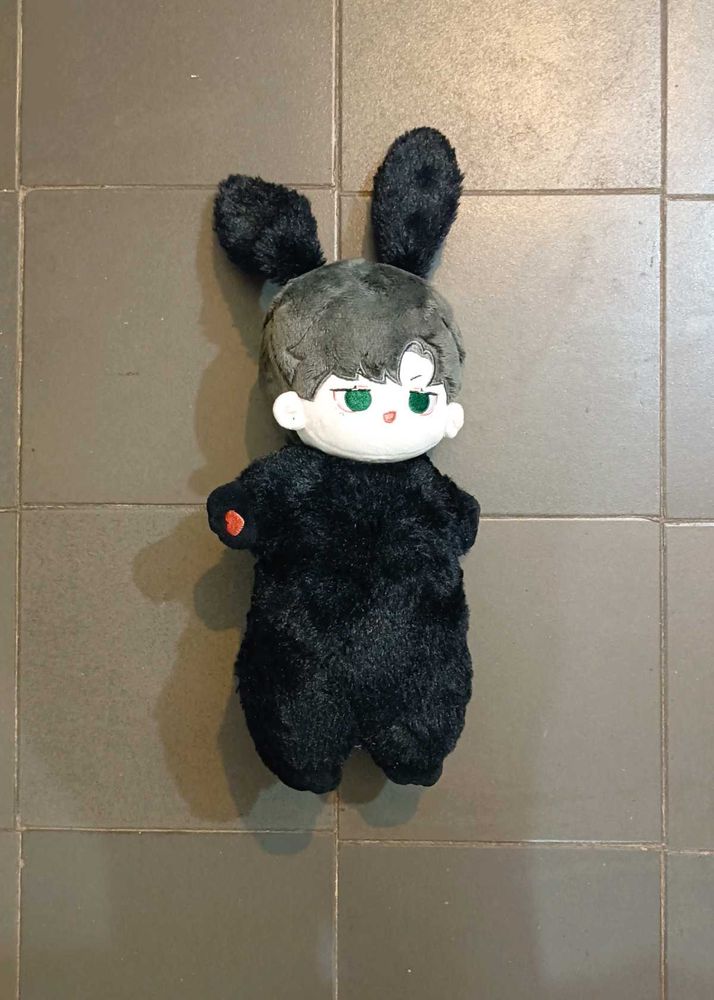 Cute Black Bunny Plush Toy
