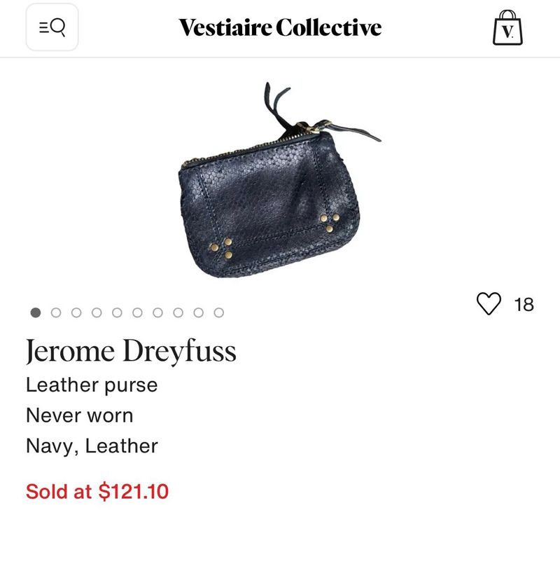 Jerome Dreyfuss Leather Pouch