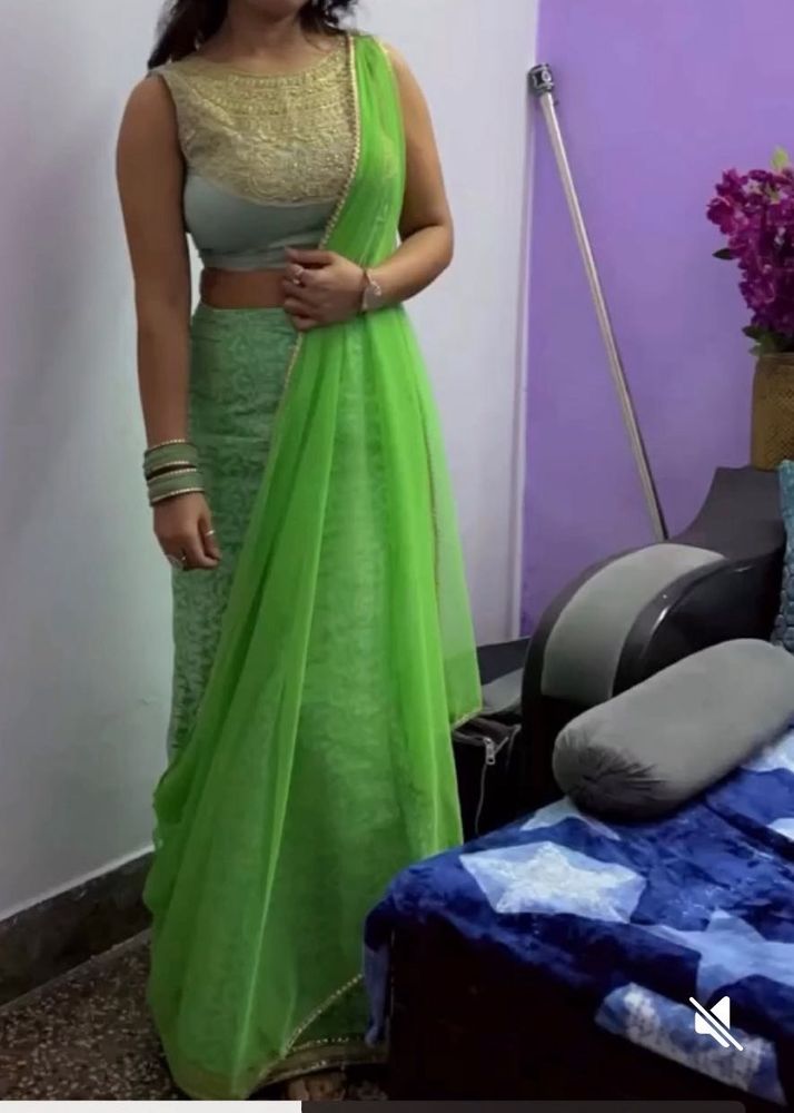 Worn Once Lehenga Choli( Padded)