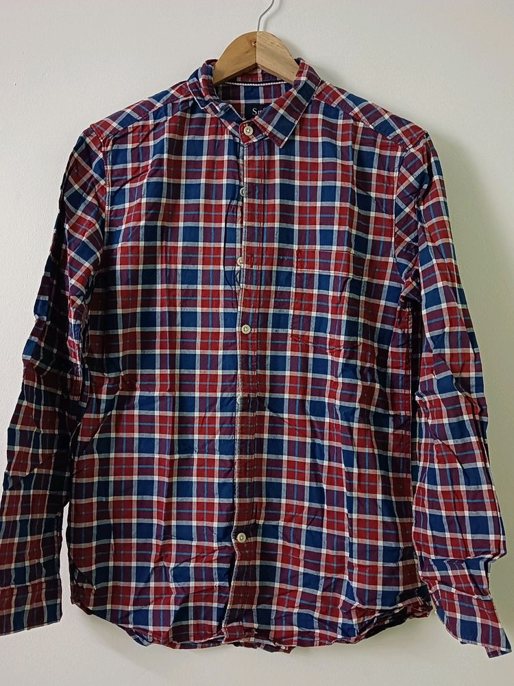 Multicolored Check Shirt Upto 38