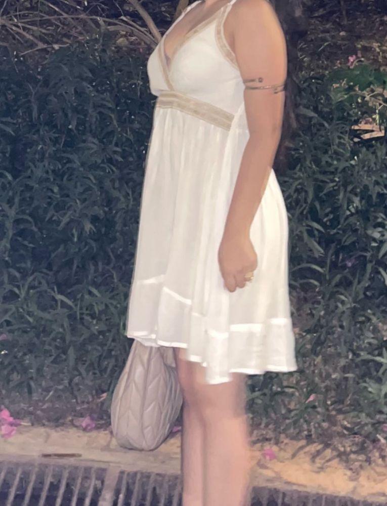 Off White Mini Dress