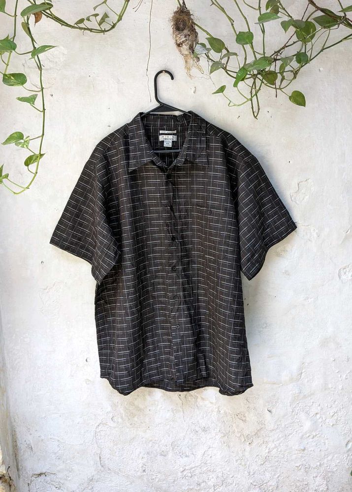 Men's Classic Checkered Short Sleeve Shirt