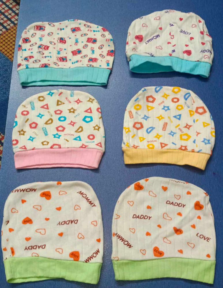 Baby Caps - Pack of 6