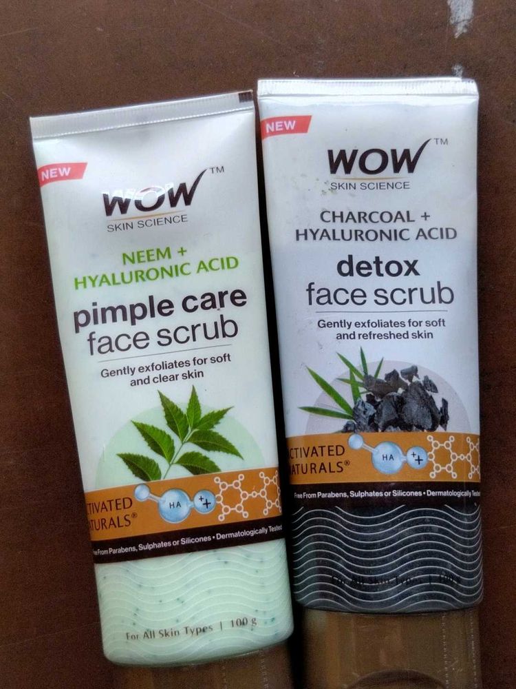 WOW Skin Science Face Scrubs (2 Pcs)