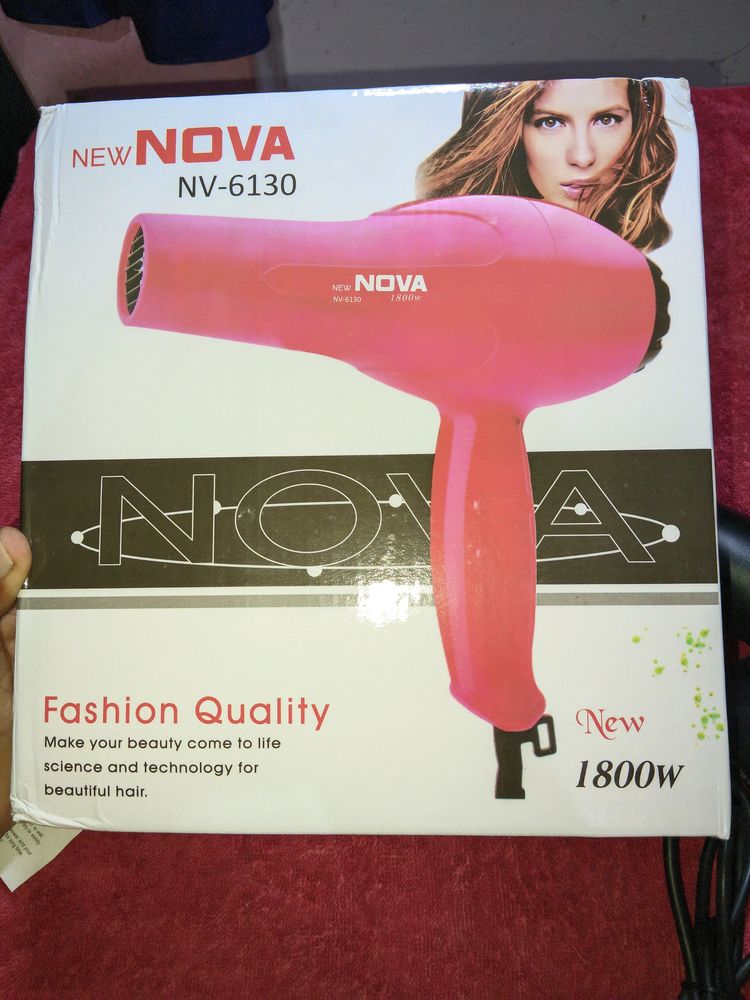 New Nova Hair Dryer 1800 W