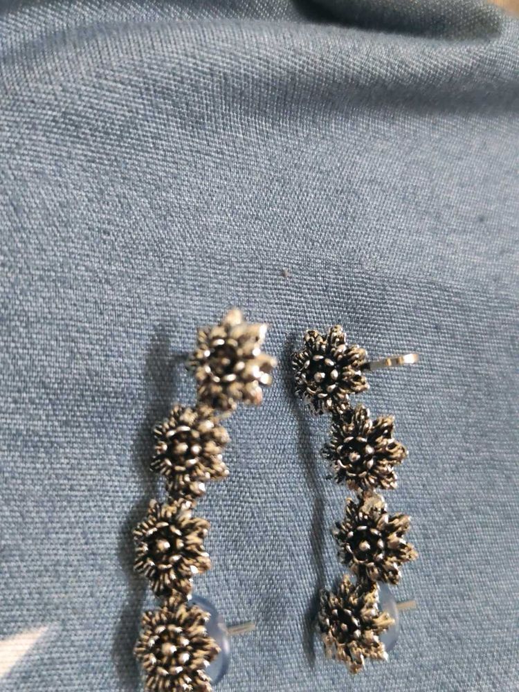 Unique Floral Design Earrings