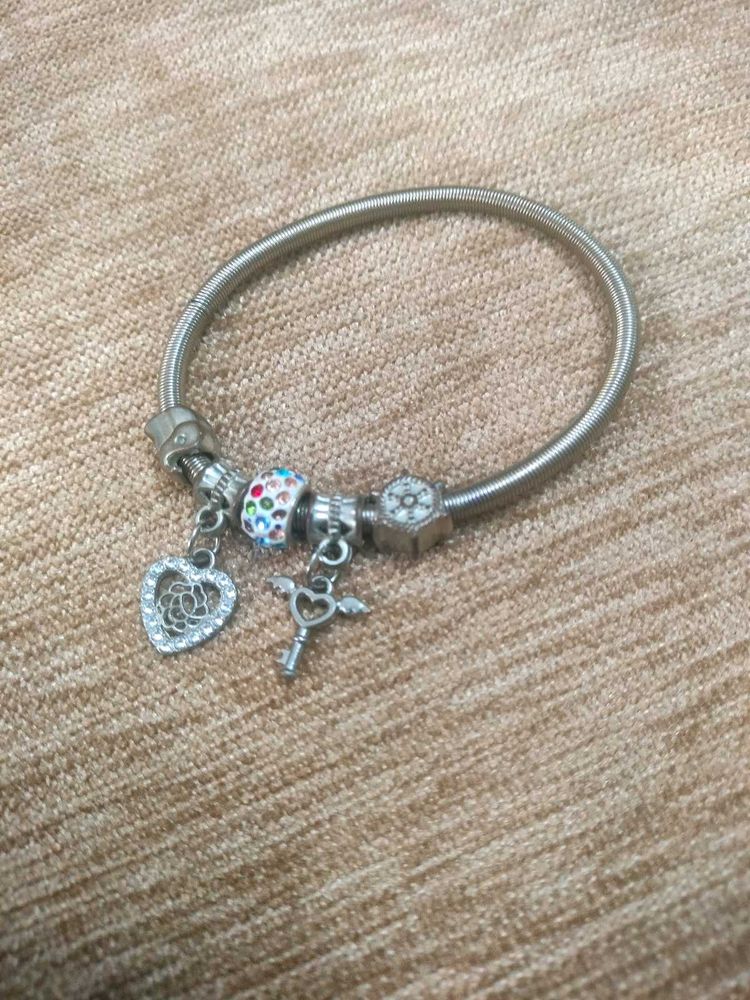 Charming Silver Charm Bracelet