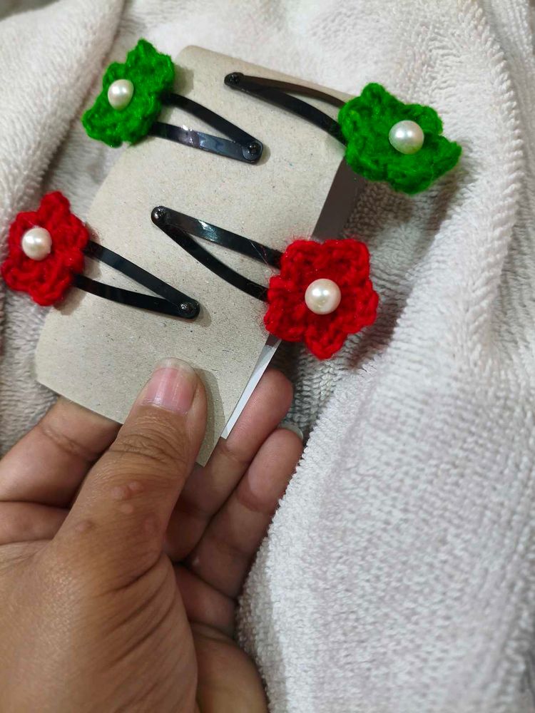 Handmade Flower Hair Clips