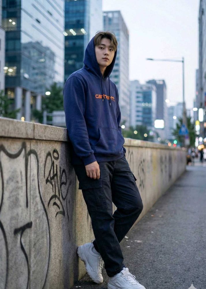 Carhartt Blue Hoodie