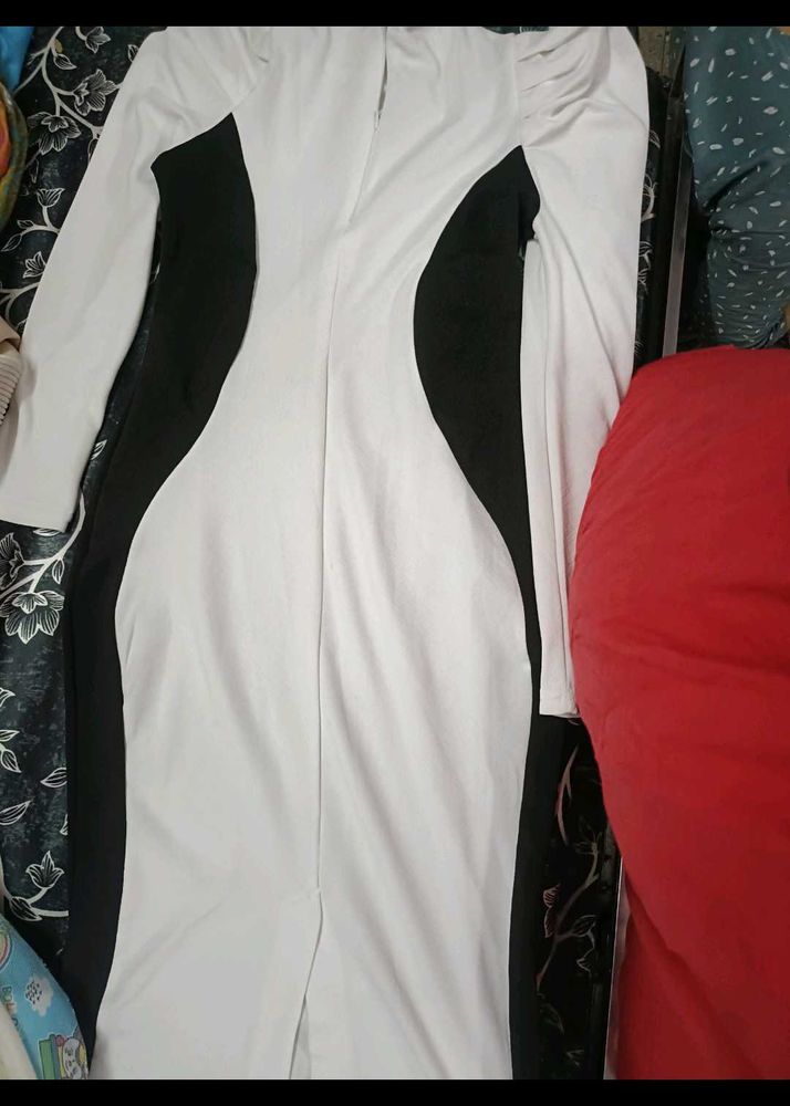 Chic Color Block Bodycon Dress