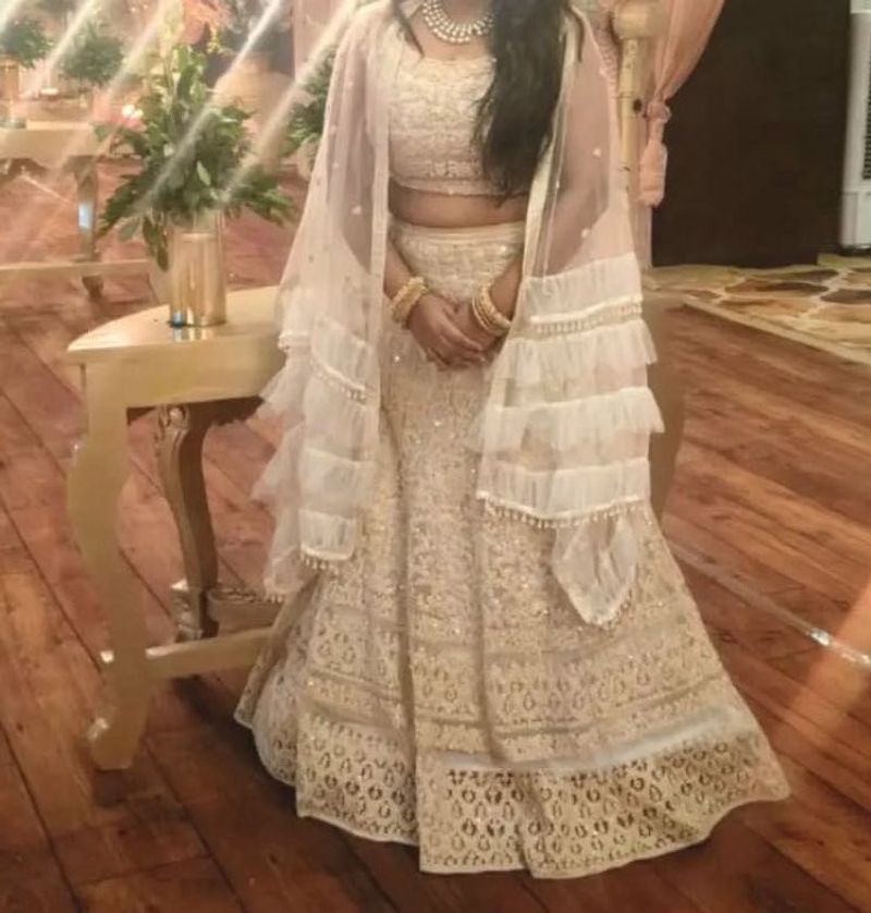 Ivory Lehenga choli set