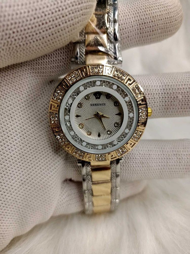 VERSACE Stainless Steel Quartz Wrist WatchFor Wome