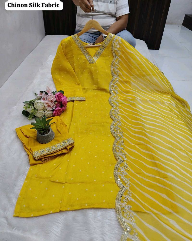 Elegant Yellow Kurta Set