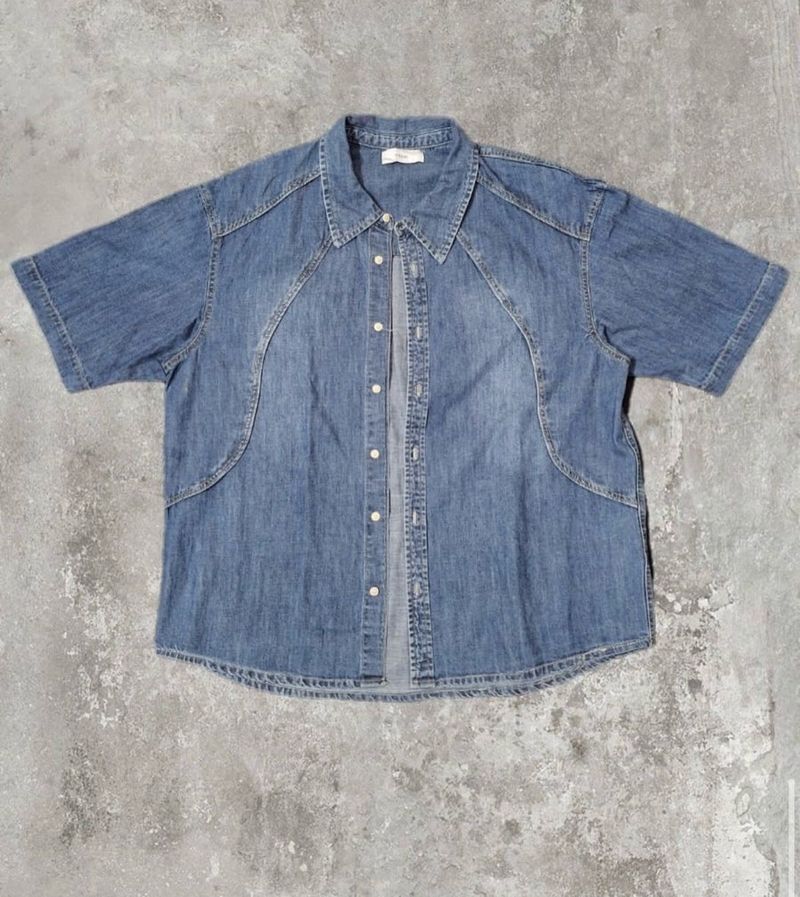 Mirav Denim Half Shirt