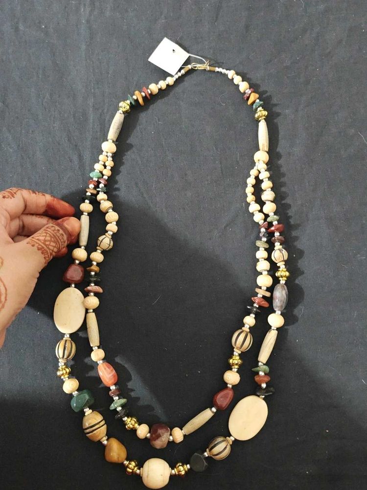 Bohemian Layered Beaded Necklace