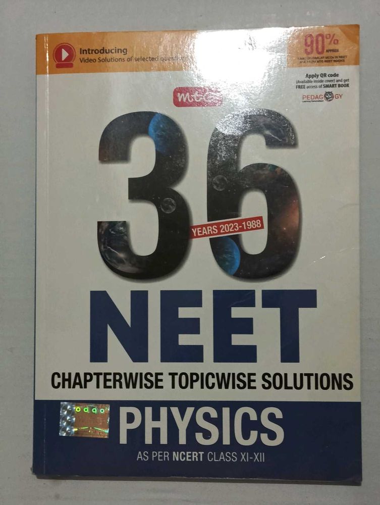 NEET Physics Chapterwise Topicwise Solutions Book