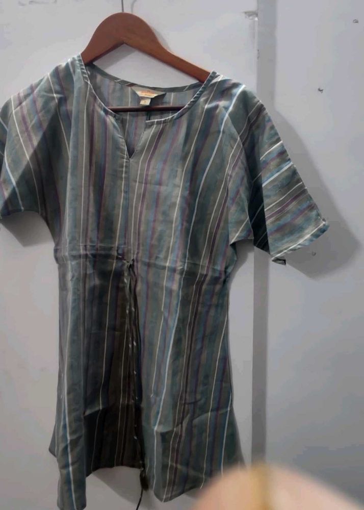 Striped V-Neck co-ord set