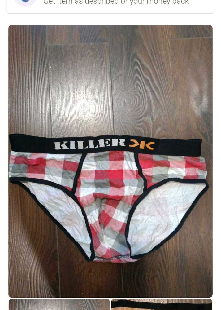 Killer Briefs - Plaid Pattern